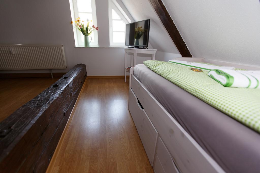 Pension Altes Burghotel Neustadt-Glewe Camera foto